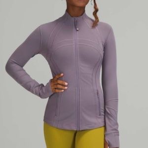 Lululemon define jacket dusky lavender size 6